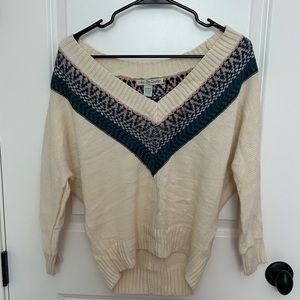 Off the shoulder sweater